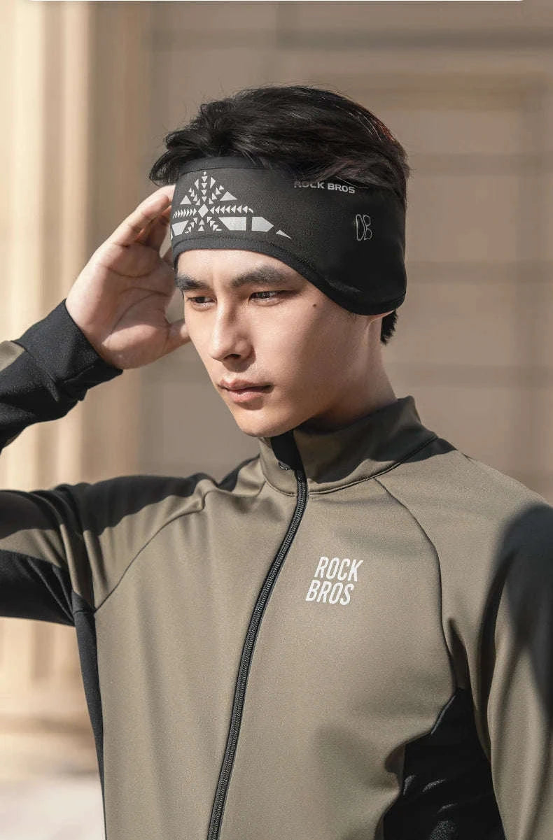 Winter Cycling Headband Ear Warmer Windproof Double Layer-ZHD011