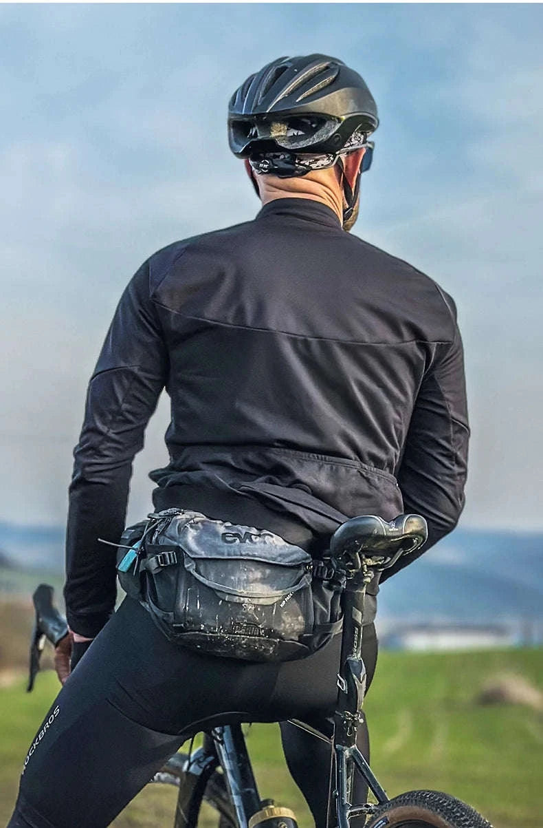 Winter Cycling Jacket Thermal Windproof MTB Road Riding Coat-Asia L (EU M)