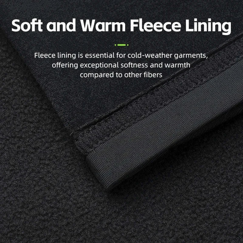 Winter Cycling Pants Fleece-Lined Windproof Reflective Trousers-YPK044 / EUR XXXL
