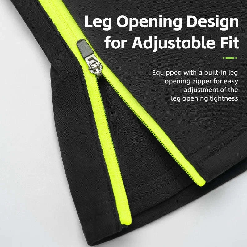 Winter Cycling Pants Fleece-Lined Windproof Reflective Trousers-YPK044 / EUR XXXL