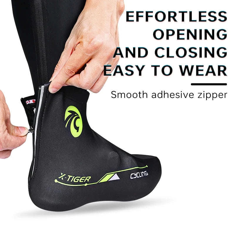 Winter Cycling Shoe Covers with Thermal Fleece X-TIGER-XM-ZPXT-20602 / L
