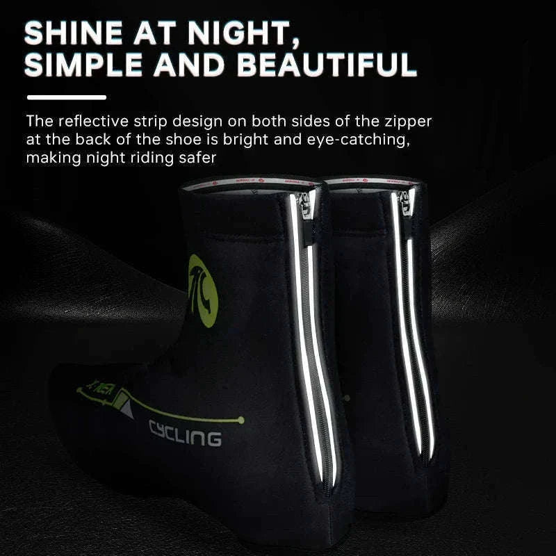 Winter Cycling Shoe Covers with Thermal Fleece-XM-ZPXT-20602 / L