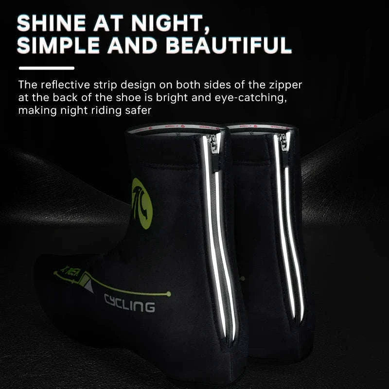 Winter Cycling Shoe Covers with Thermal Fleece-XM-ZPXT-20602 / L