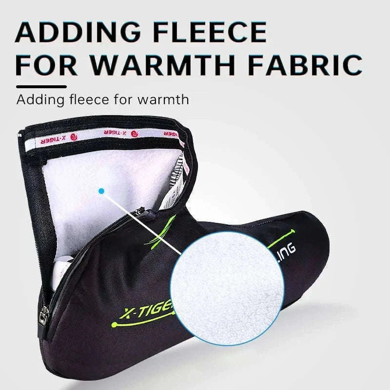 Winter Cycling Shoe Covers with Thermal Fleece-XM-ZPXT-20602 / L