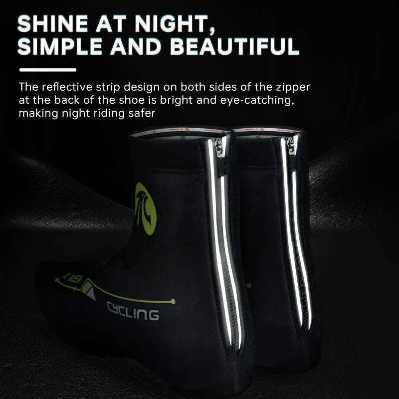 Winter Cycling Shoe Covers with Thermal Fleece-XM-ZPXT-20602 / L