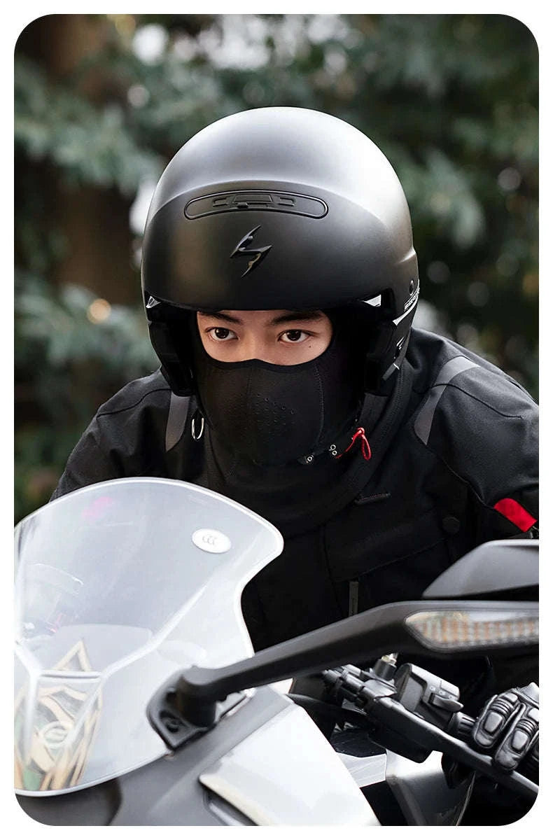 Winter Fleece Balaclava Face Mask with Eyeglass Hole for Cycling & Skiing-YPP106 / One Size