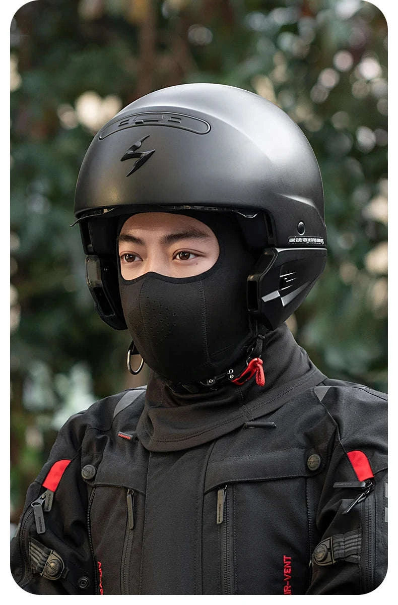 Winter Fleece Balaclava Face Mask with Eyeglass Hole for Cycling & Skiing-YPP106 / One Size