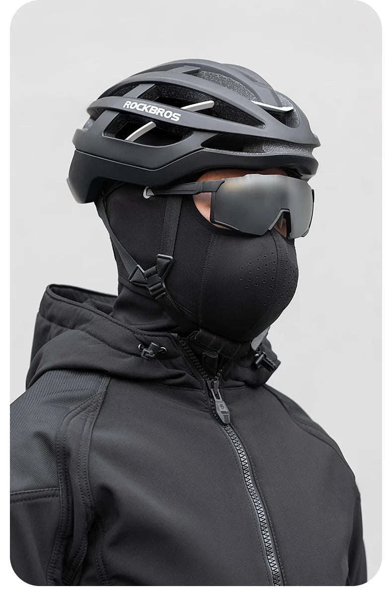 Winter Fleece Balaclava Face Mask with Eyeglass Hole for Cycling & Skiing-YPP106 / One Size