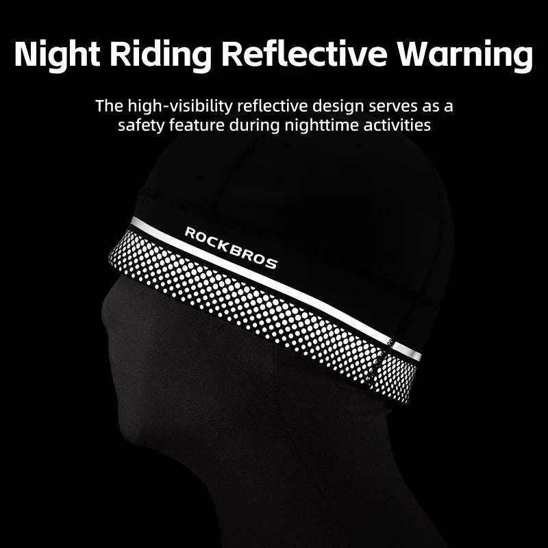Winter Fleece Cycling Cap Windproof Helmet Liner Thermal Hat-13230019002