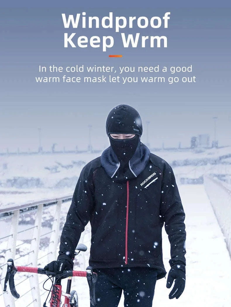 Winter Full Face Balaclava Mask for Cycling, Skiing & Outdoor Use-LF7345