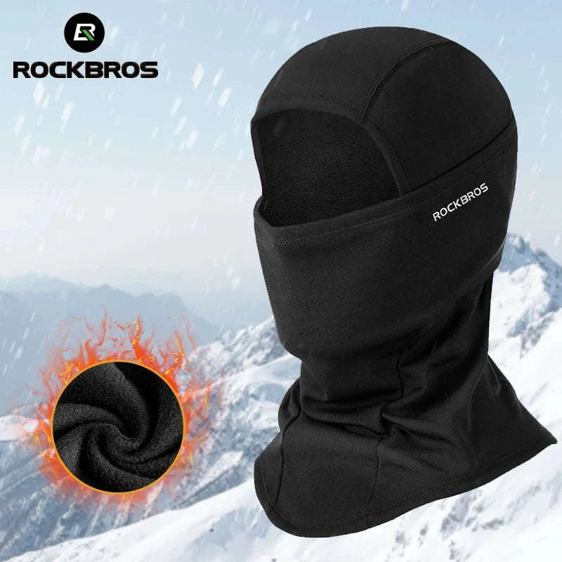 Winter Full Face Balaclava Mask for Skiing, Cycling & Outdoor Use-LF7345BK / One Size