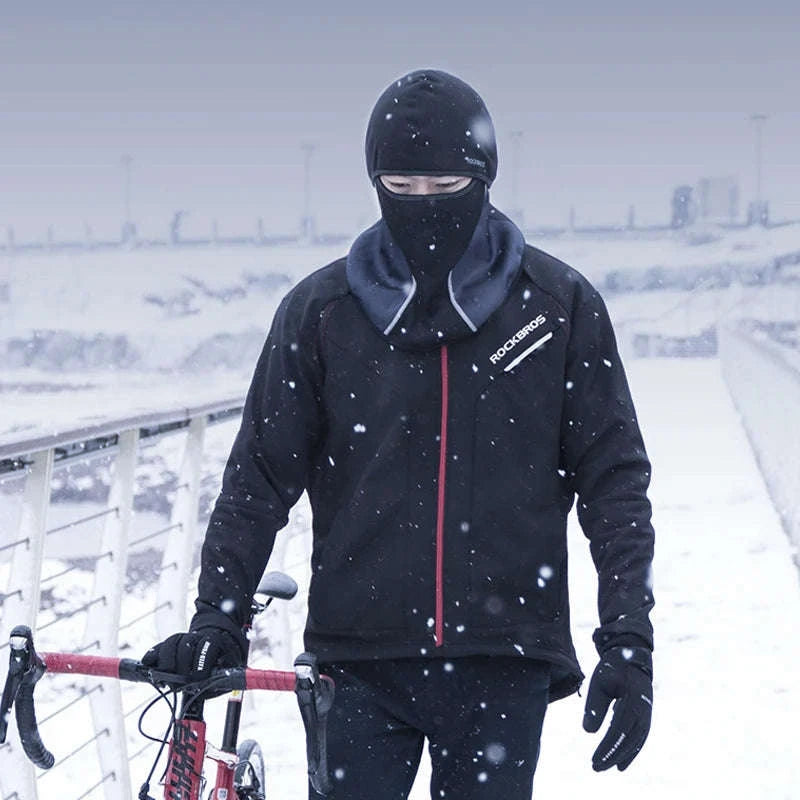 Winter Full Face Balaclava Mask for Skiing, Cycling & Outdoor Use-LF7345BK / One Size