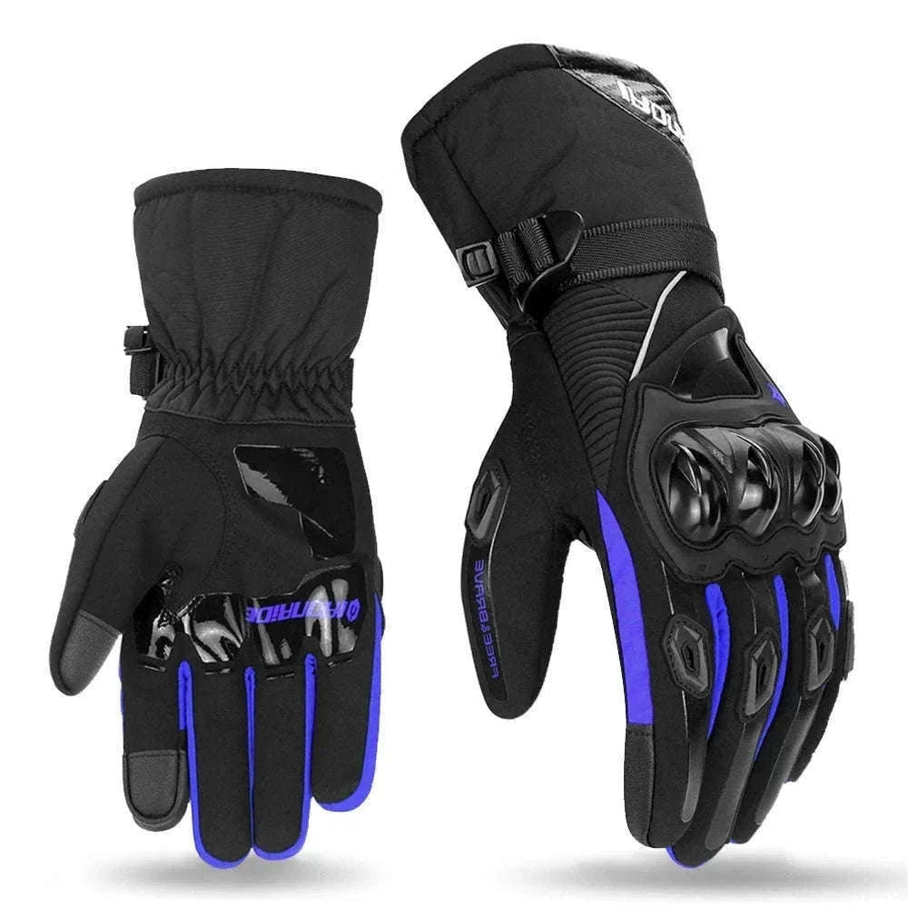 Winter Motorcycle Gloves for Cold-Weather Riding-WN-04 Red / L