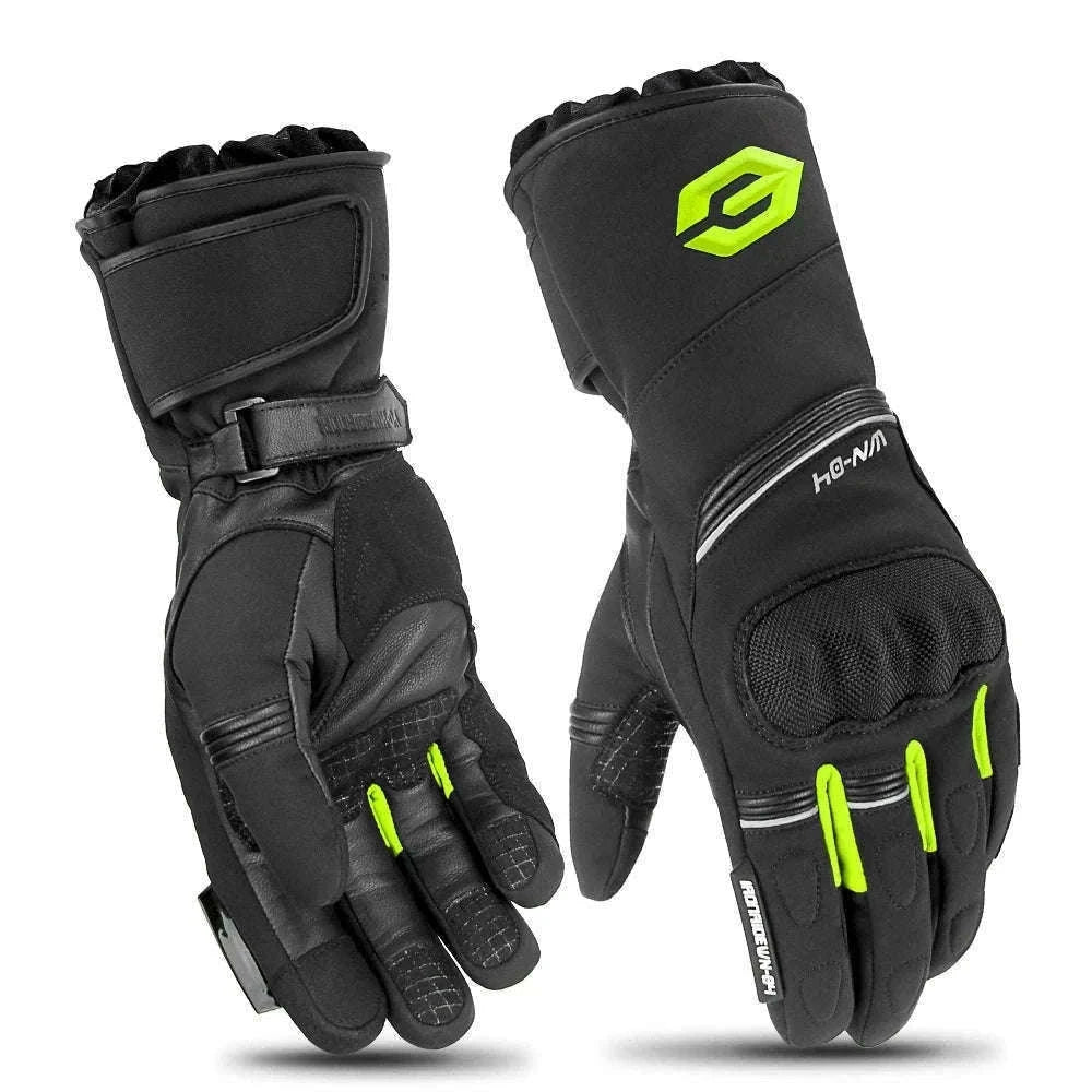 Winter Motorcycle Gloves for Cold-Weather Riding-WN-04 Red / L