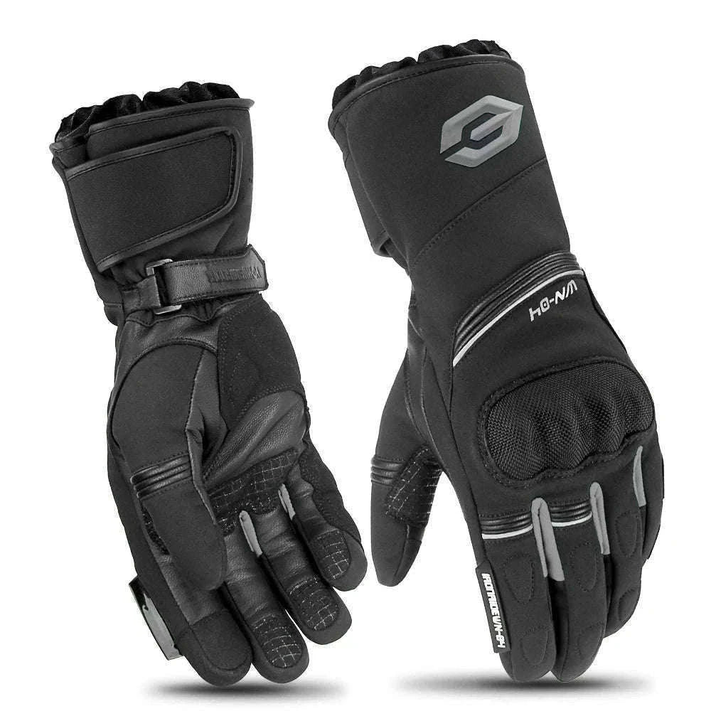 Winter Motorcycle Gloves for Cold-Weather Riding-WN-04 Red / L