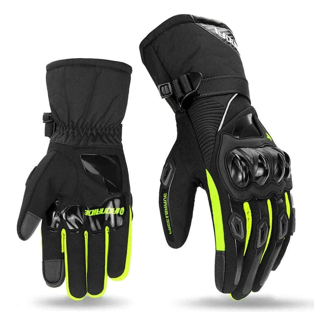 Winter Motorcycle Gloves for Cold-Weather Riding-WN-04 Red / L