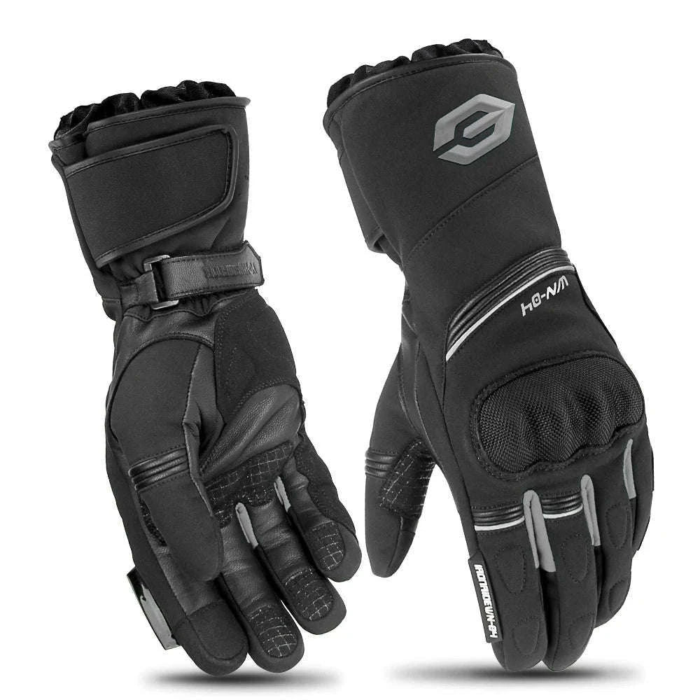Winter Motorcycle Gloves for Cold-Weather Riding-WN-04 Red / L