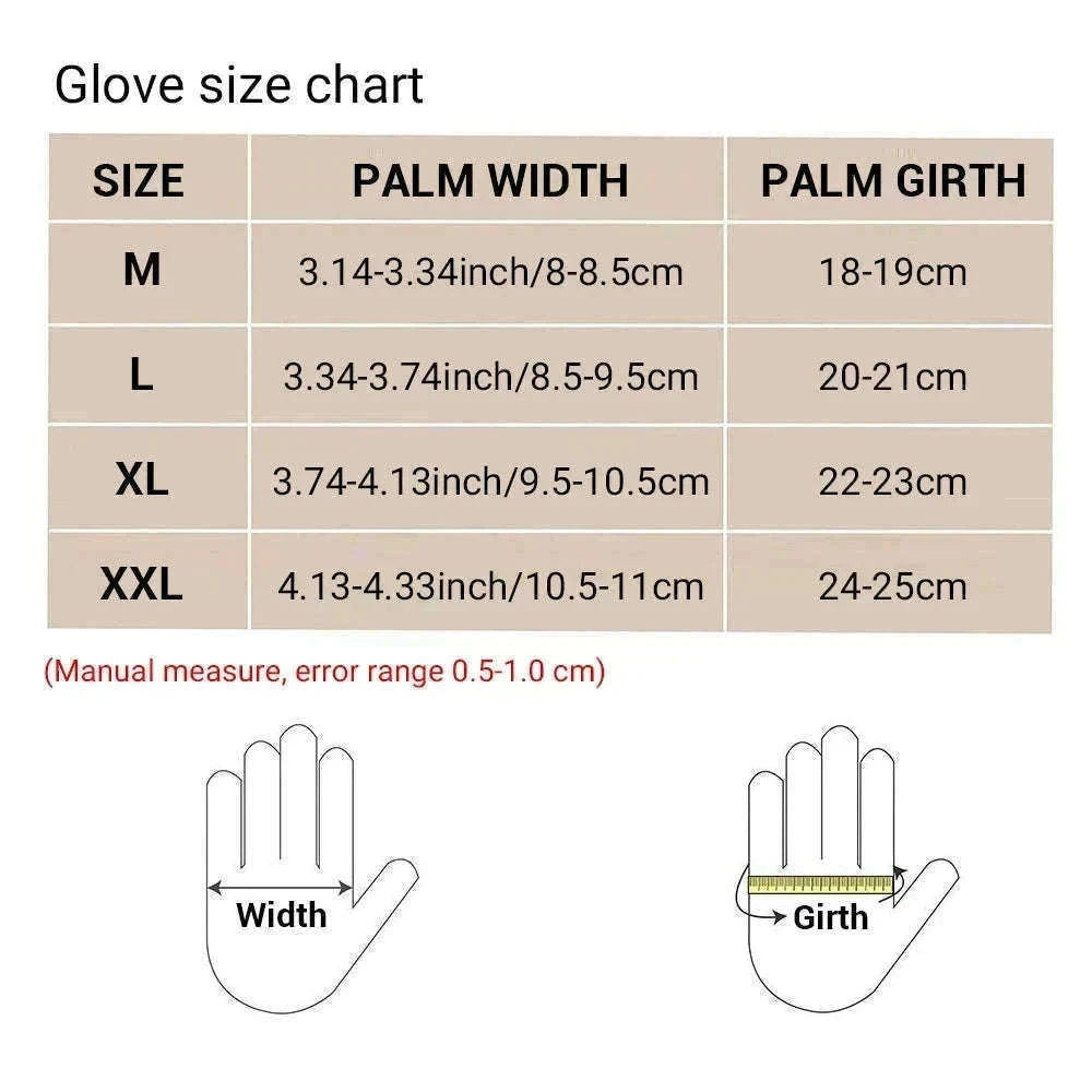 Winter Motorcycle Gloves for Cold-Weather Riding-WN-04 Red / L