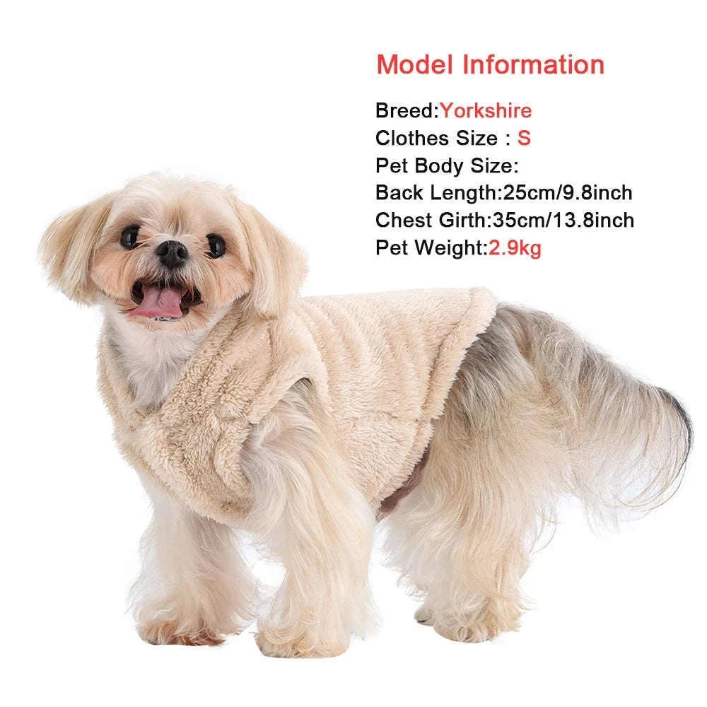 Winter Pet Hoodie Sweater for Small and Medium Dogs & Cats-Gray / S