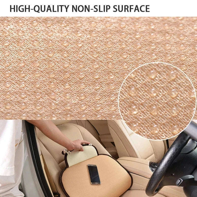Winter Plush Car Seat Cover-Gray Front 1 pc