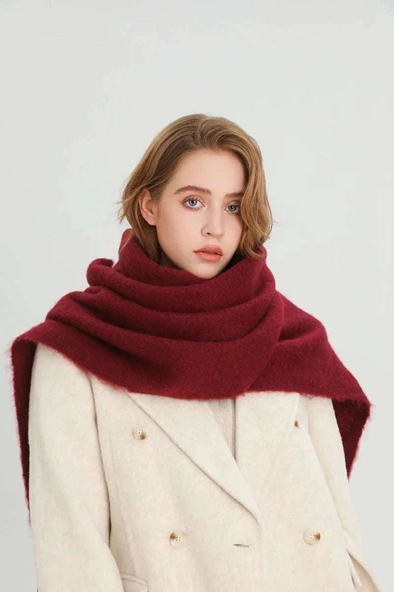 Winter Scarf for Women Cashmere-Feel Pashmina Wrap-khaki