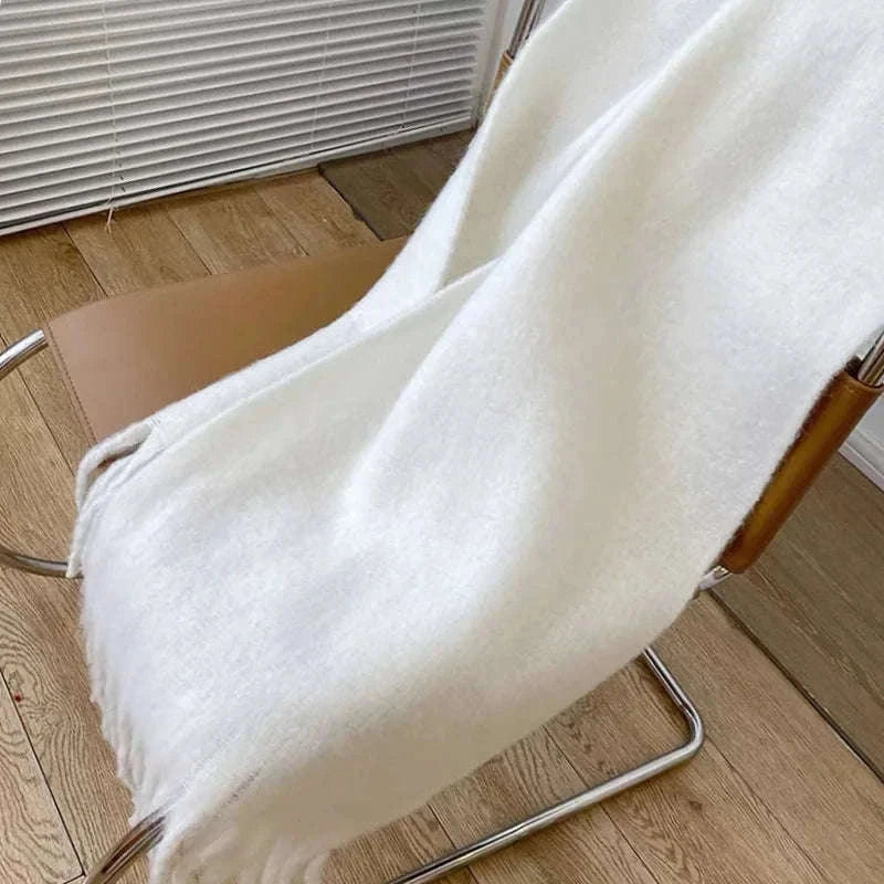 Winter Scarf for Women Cashmere-Feel Pashmina Wrap-khaki