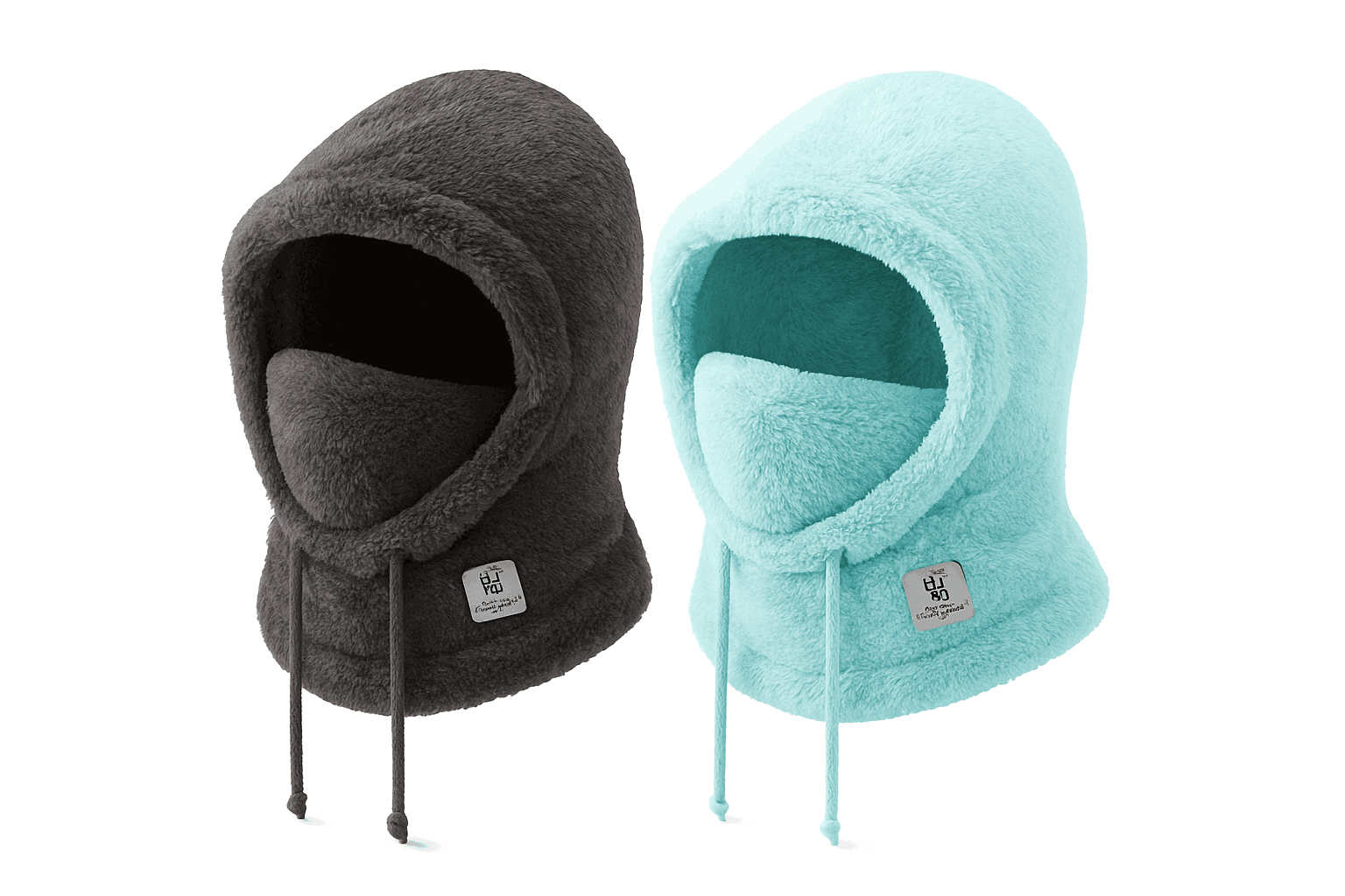 Winter Ski Mask Balaclava Full Face Fleece Hood Neck Warmer-014-YPP100-PK / L