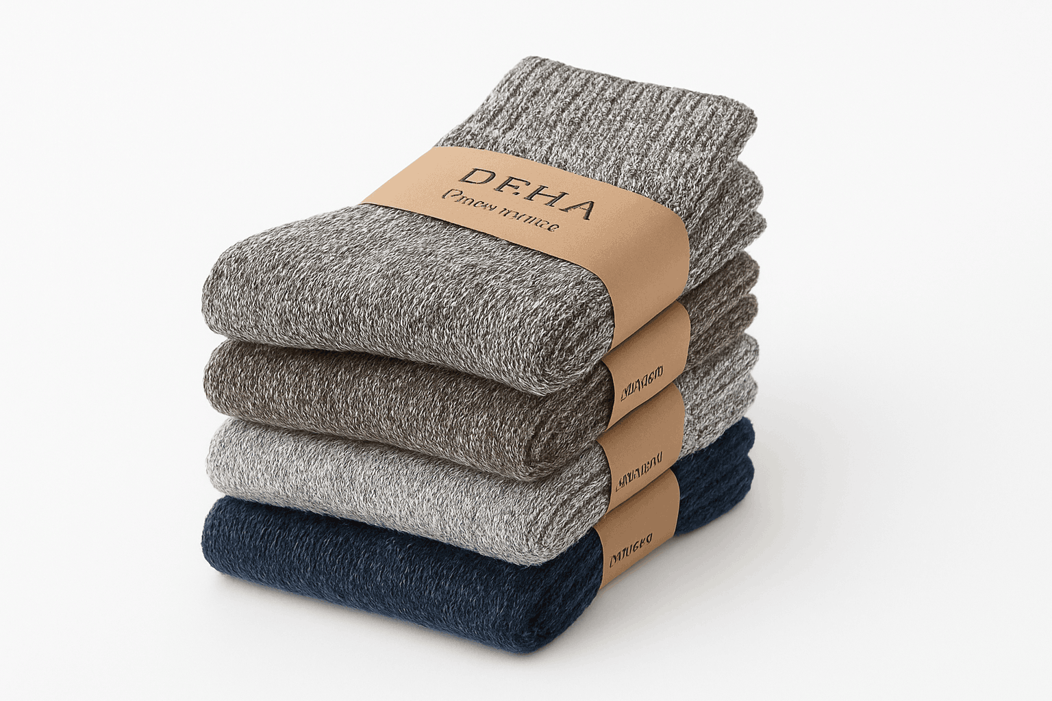 Winter Thick Warm Men's Wool Socks for Hiking and Cold Days-3 pairs C / China Mainland