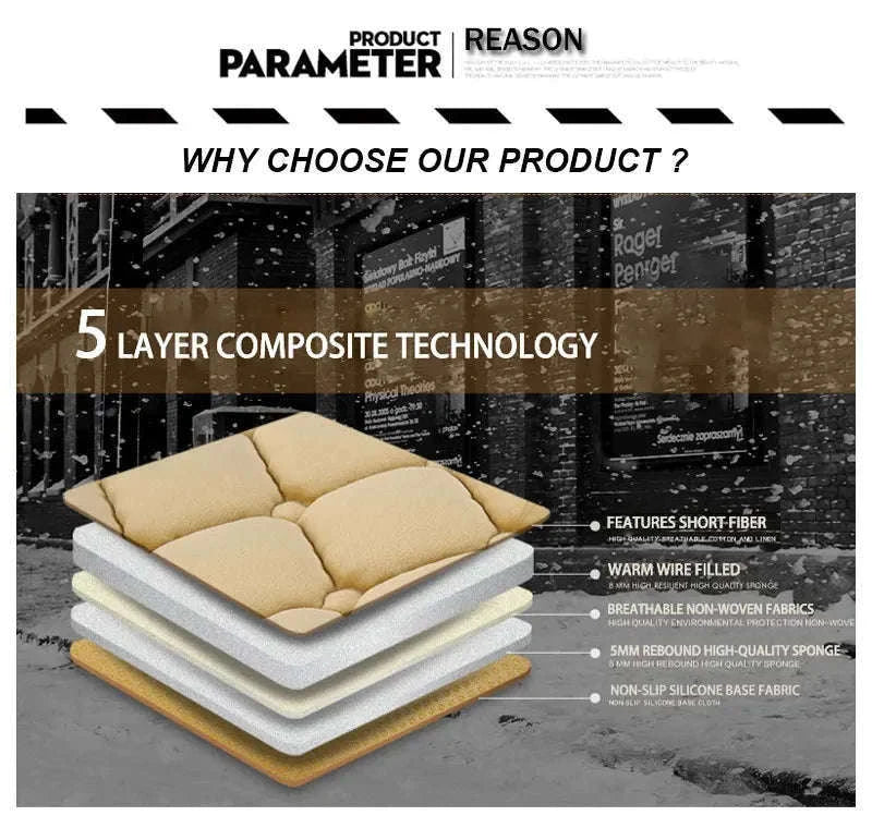 Winter Warm Car Seat Cover Cushion-Front 2pcs Beige
