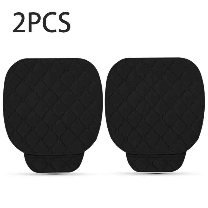Winter Warm Car Seat Cover Cushion-Front 2pcs Beige