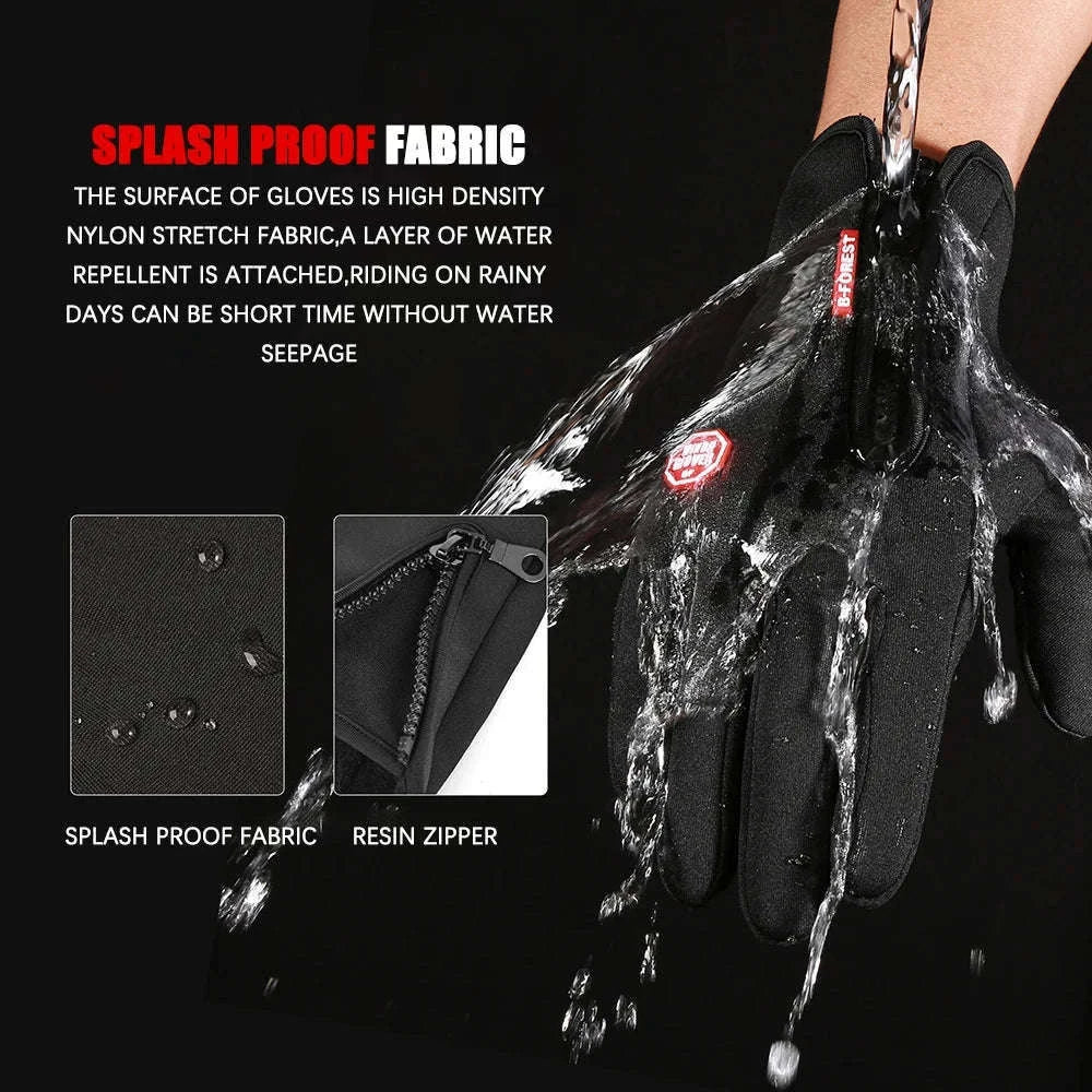 Winter Warm Touchscreen Cycling Gloves for Cold-Weather Control-Upgrade Orange / S