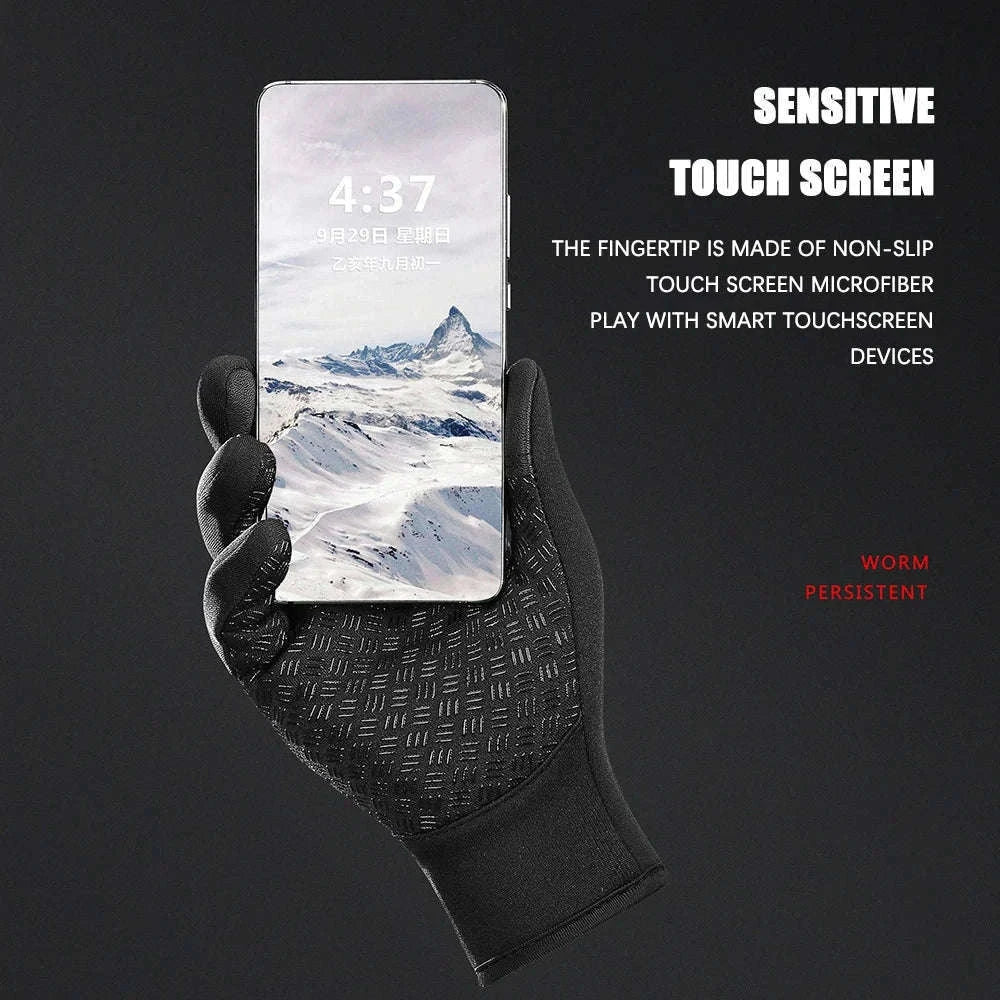 Winter Warm Touchscreen Cycling Gloves for Cold-Weather Control-Upgrade Orange / S