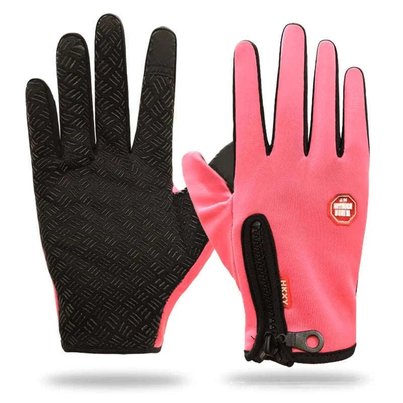 Winter Warm Touchscreen Cycling Gloves for Cold-Weather Control-Upgrade Orange / S