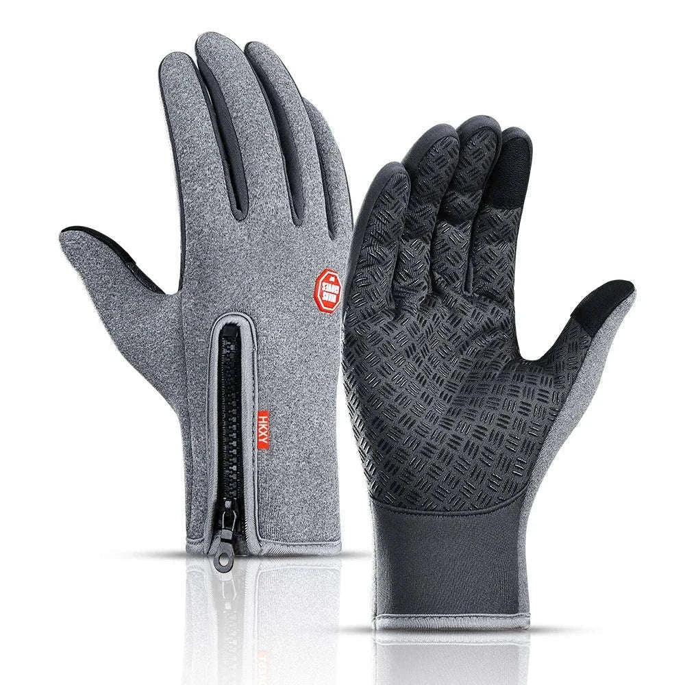 Winter Warm Touchscreen Cycling Gloves for Cold-Weather Control-Upgrade Orange / S
