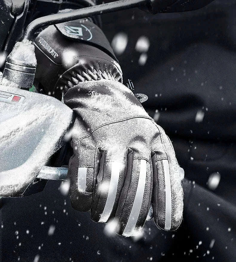 Winter Waterproof Ski & Motorcycle Gloves with Thermal Insulation-16410241 / XL