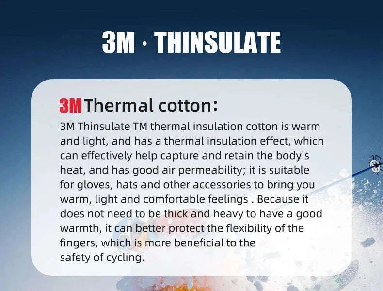 Winter Waterproof Ski & Motorcycle Gloves with Thermal Insulation-16410241 / XL