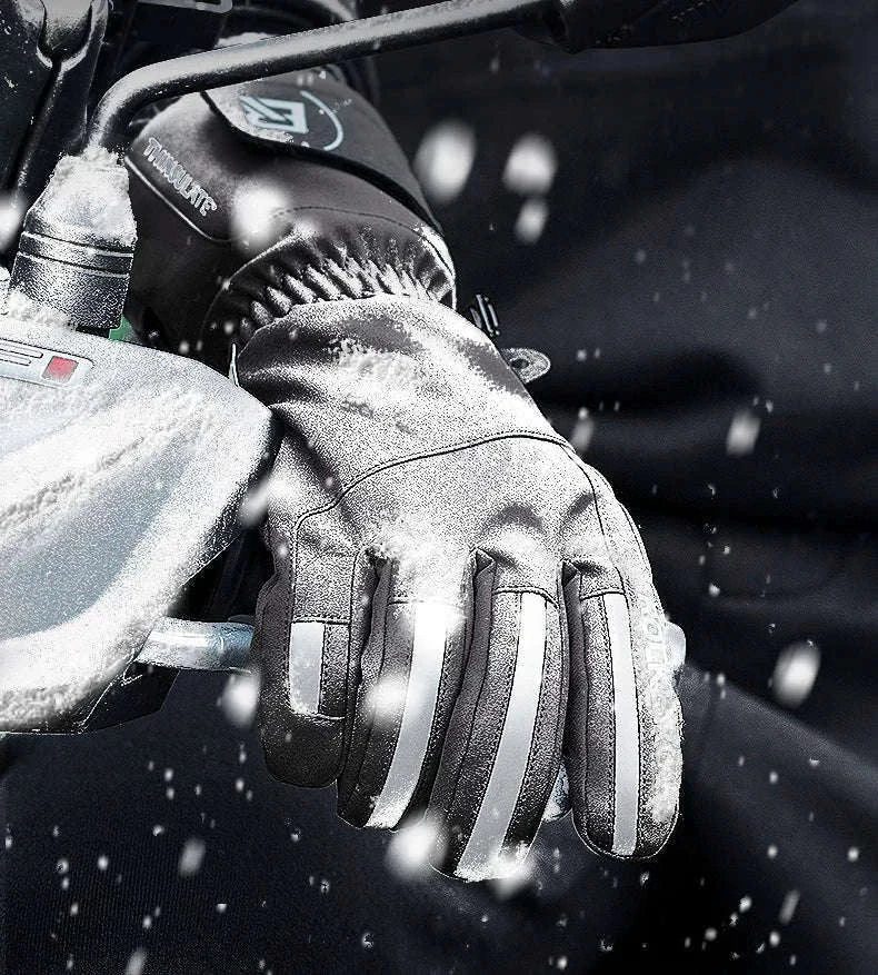 Winter Waterproof Ski & Motorcycle Gloves with Thermal Insulation-16410241 / XL