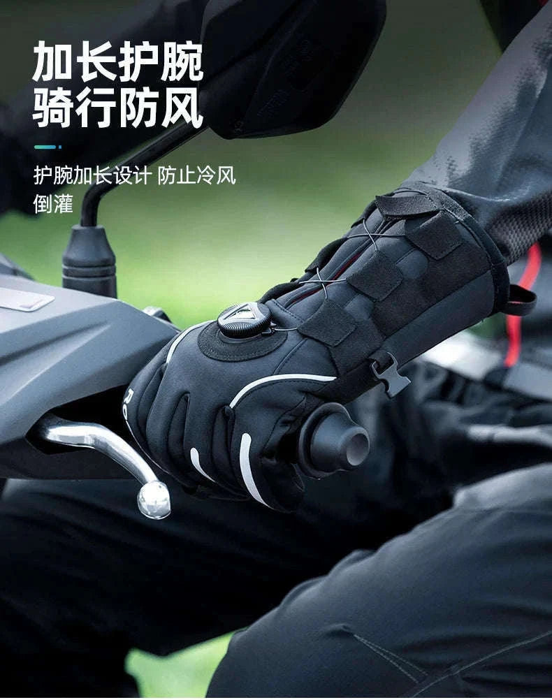 Winter Waterproof Thermal Gloves with Touchscreen Grip for Cycling-S212 / M
