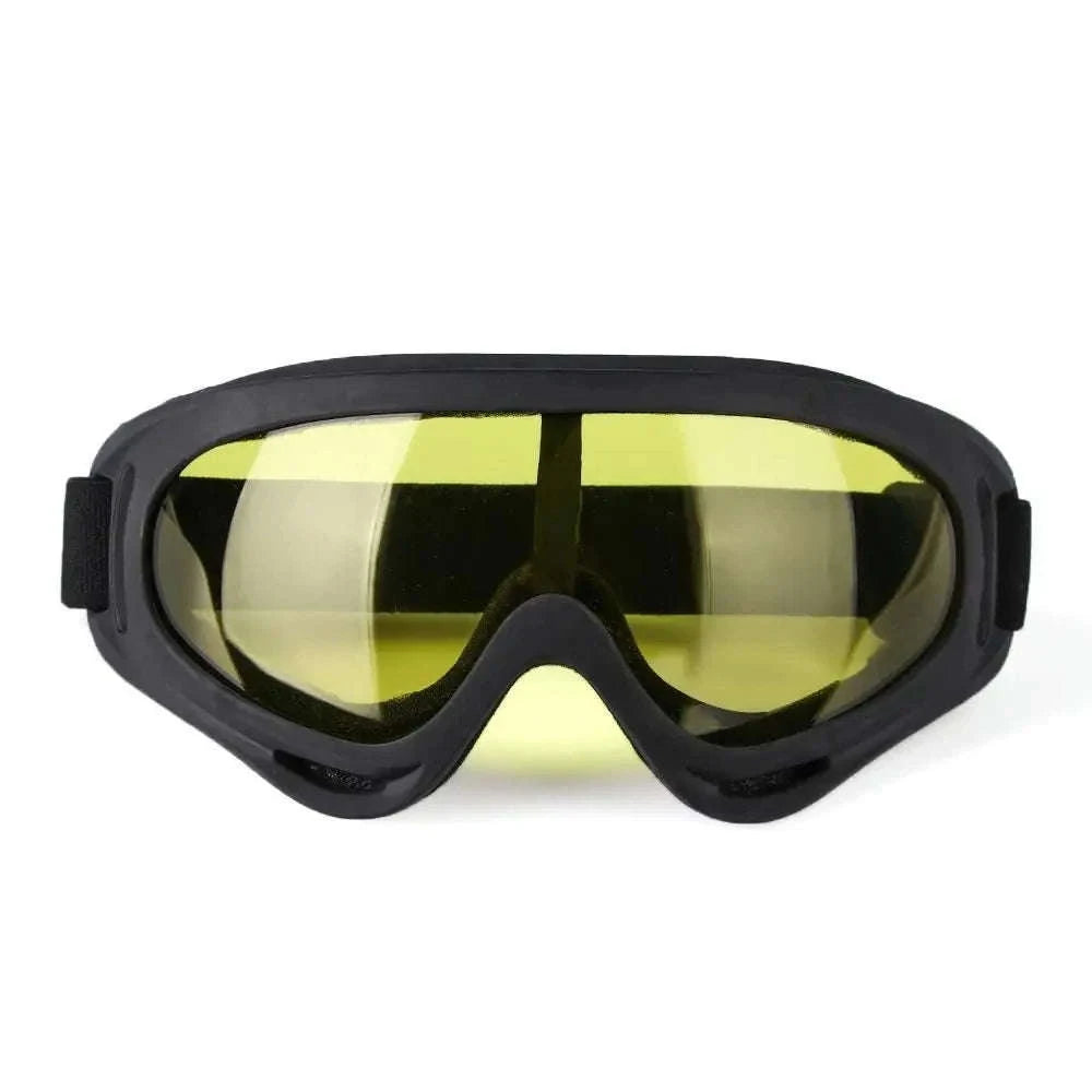 Winter Windproof Anti-Fog Ski Goggles-yellow