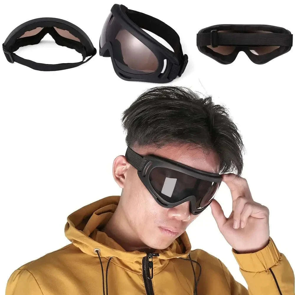Winter Windproof Anti-Fog Ski Goggles-yellow