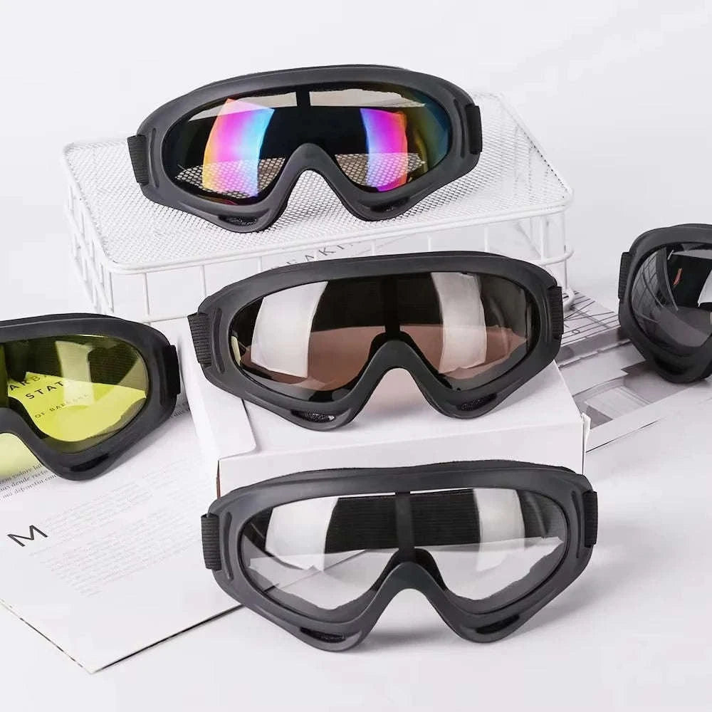 Winter Windproof Anti-Fog Ski Goggles-yellow