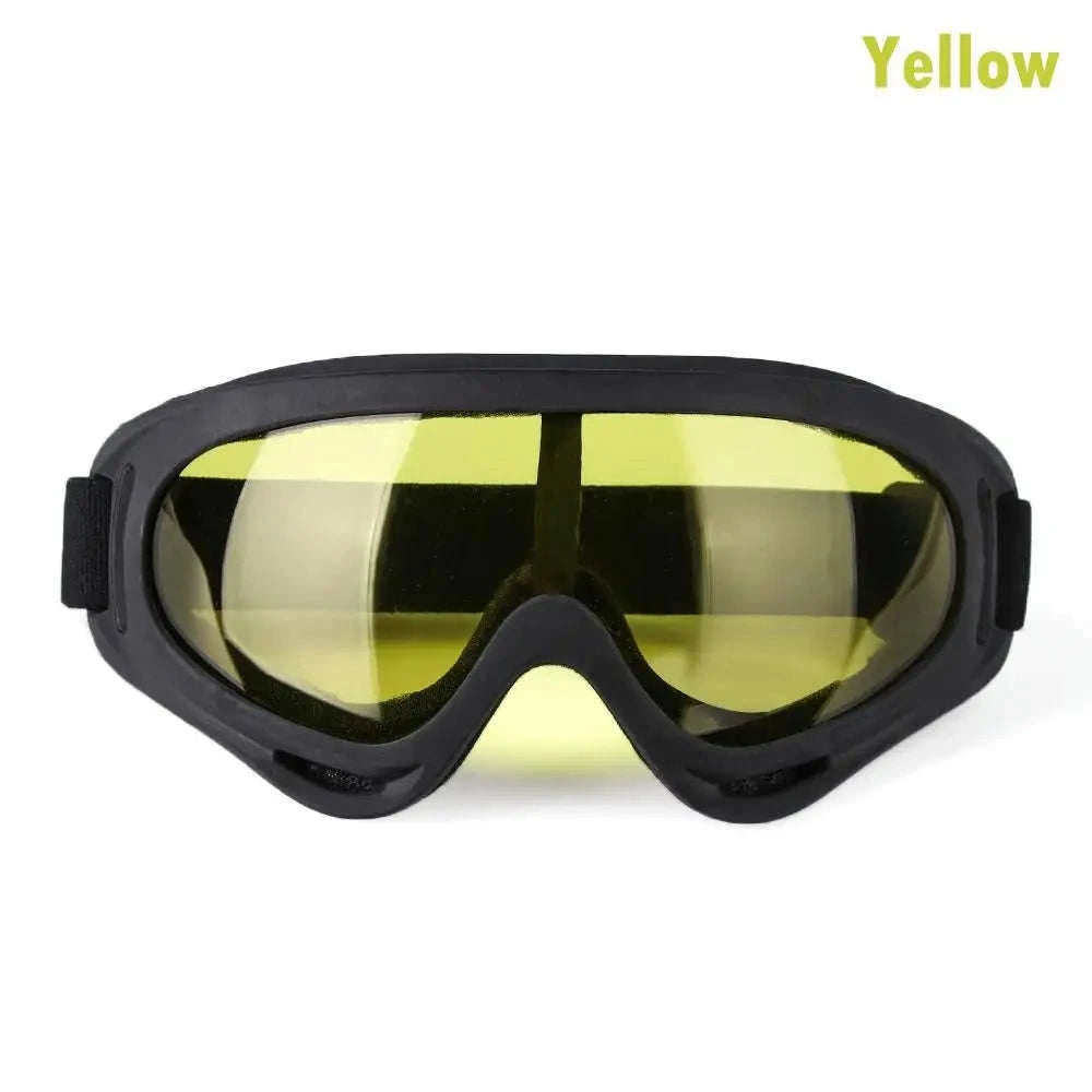 Winter Windproof Anti-Fog Ski Goggles-yellow