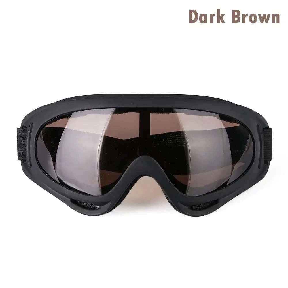 Winter Windproof Anti-Fog Ski Goggles-yellow