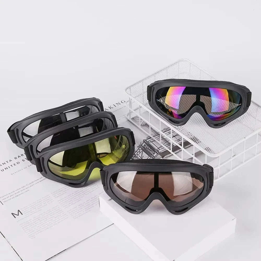 Winter Windproof Anti-Fog Ski Goggles-yellow