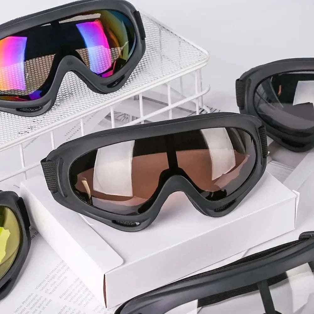 Winter Windproof Anti-Fog Ski Goggles-yellow