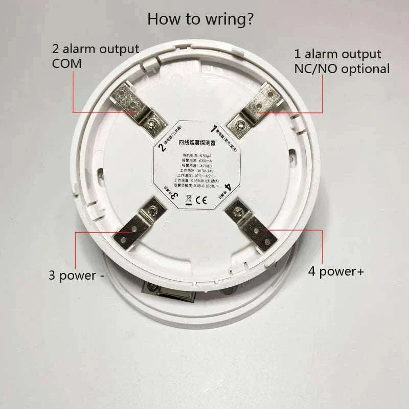 Wire Heat Detector 9-24V DC with NC/NO Relay Output-China Mainland