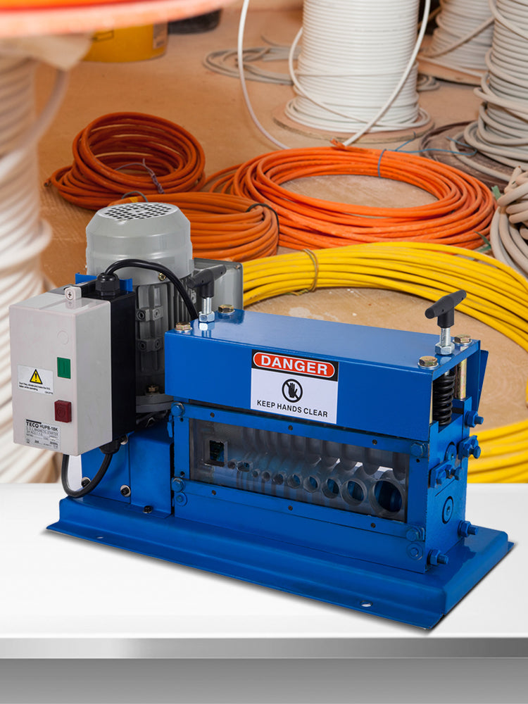 Máquina eléctrica para pelar cables 370W 11 canales para reciclaje de cobre