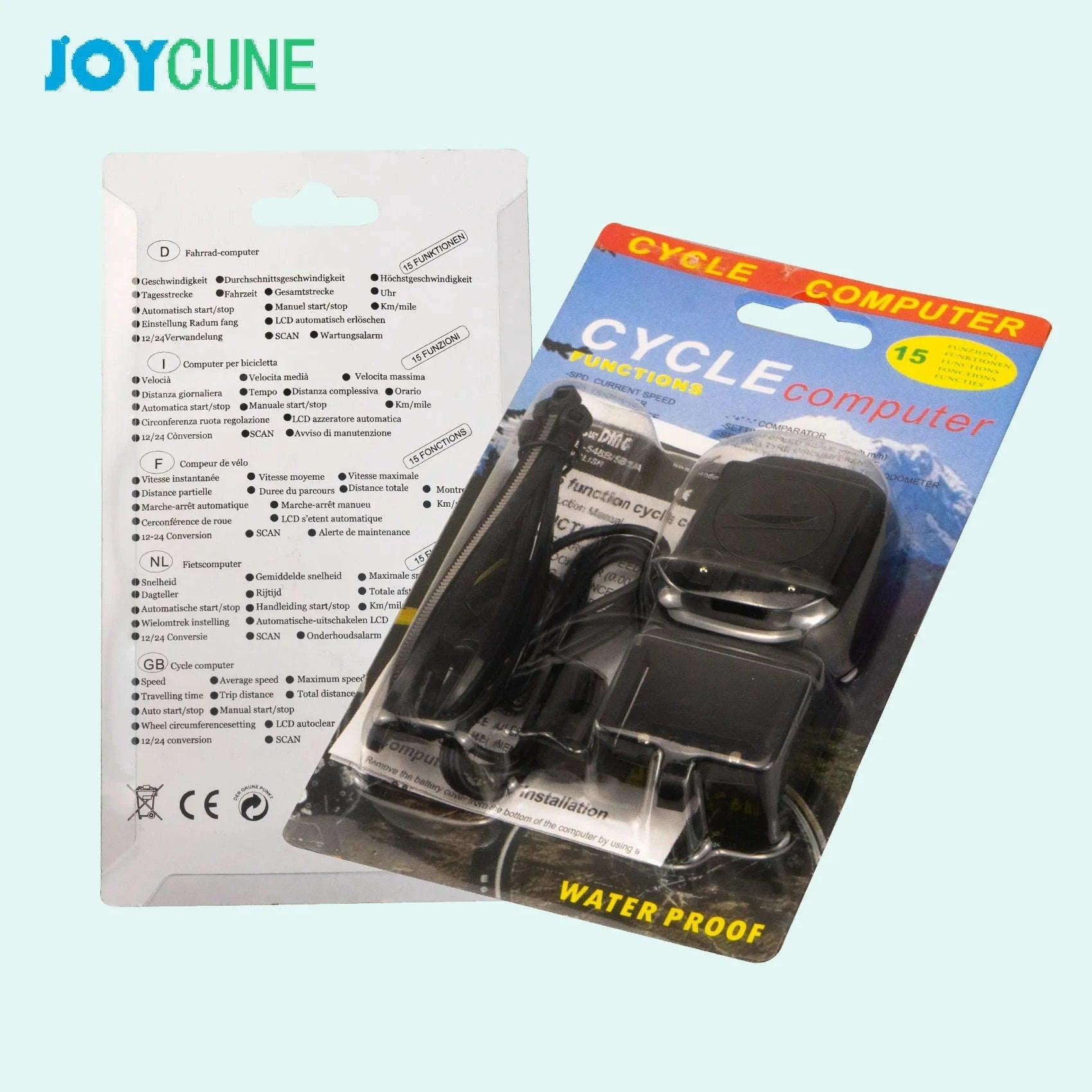 Wired Waterproof Bike Computer-Black