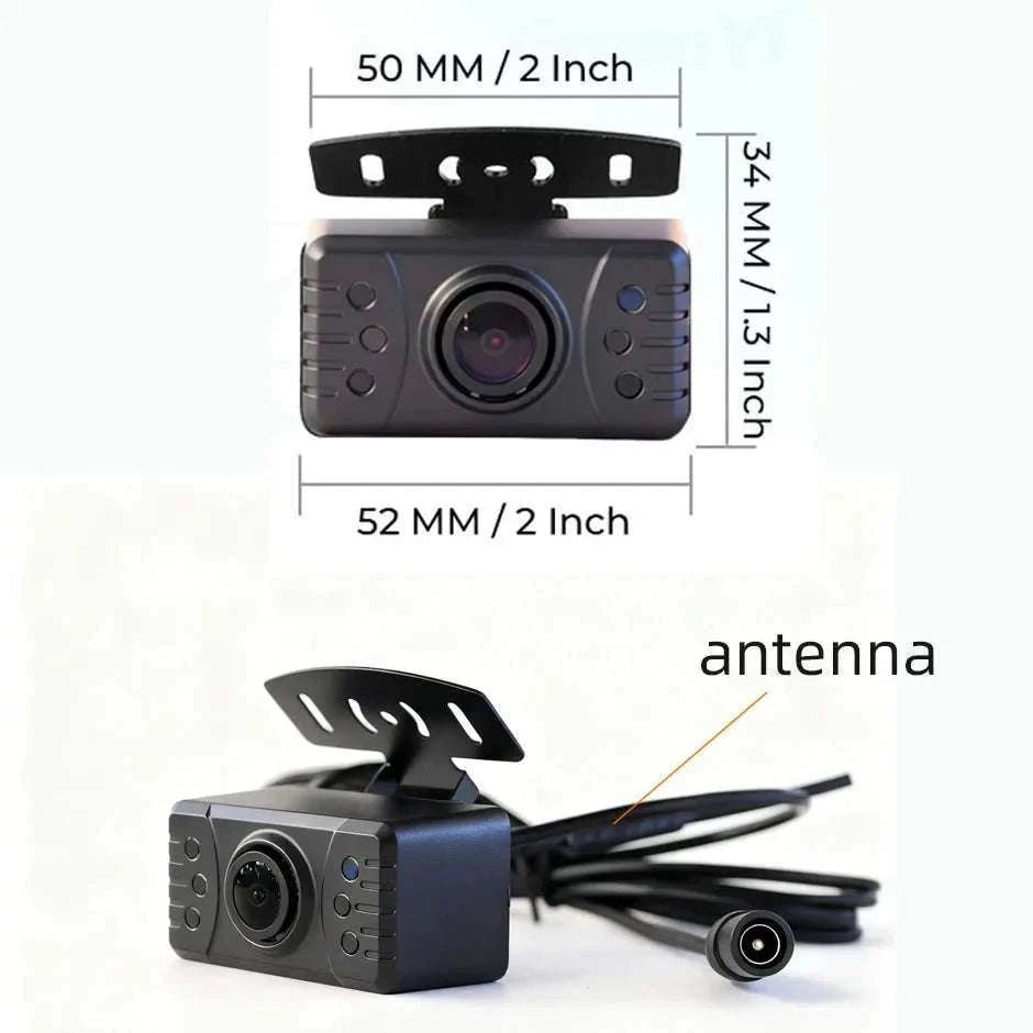Wireless 1080P Backup Camera with 4.3" Monitor for Cars & RVs-12V Monitor with Cam