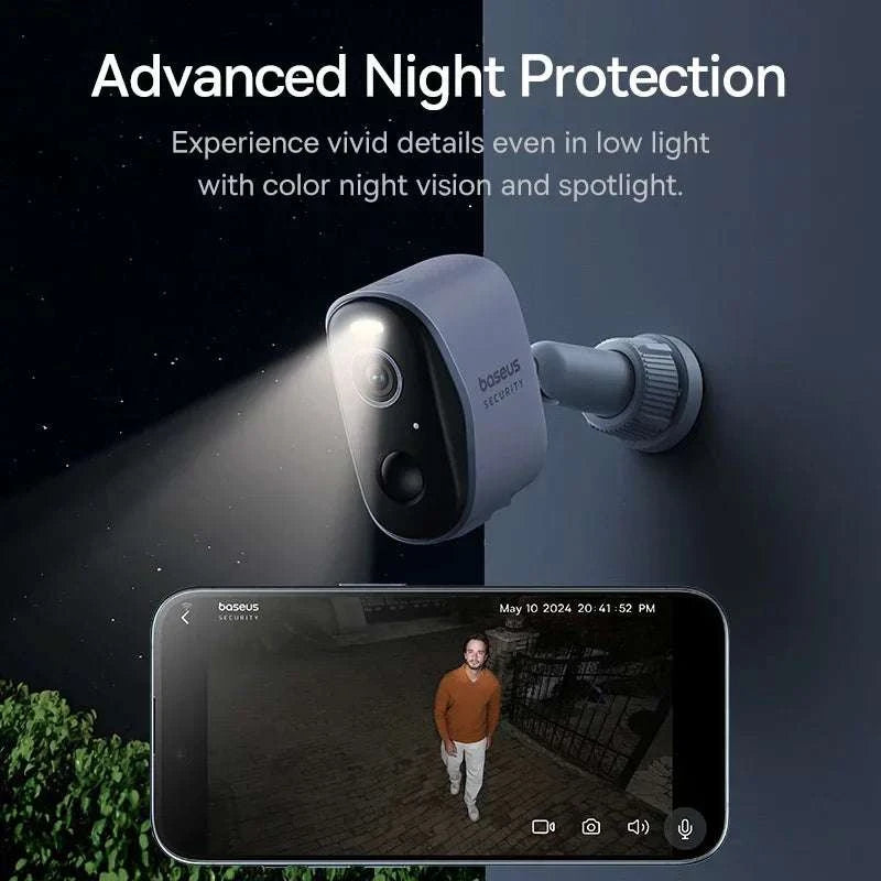 Wireless 2K Security Camera System with 210-Day Battery (2-Cam Kit)-2-Cam Kit / EU Plug / China Mainland